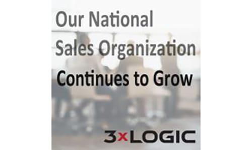 Text on a photo that says "Our National Sales Organization Continues to Grow"