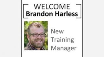 Welcome graphic for Brandon Harless